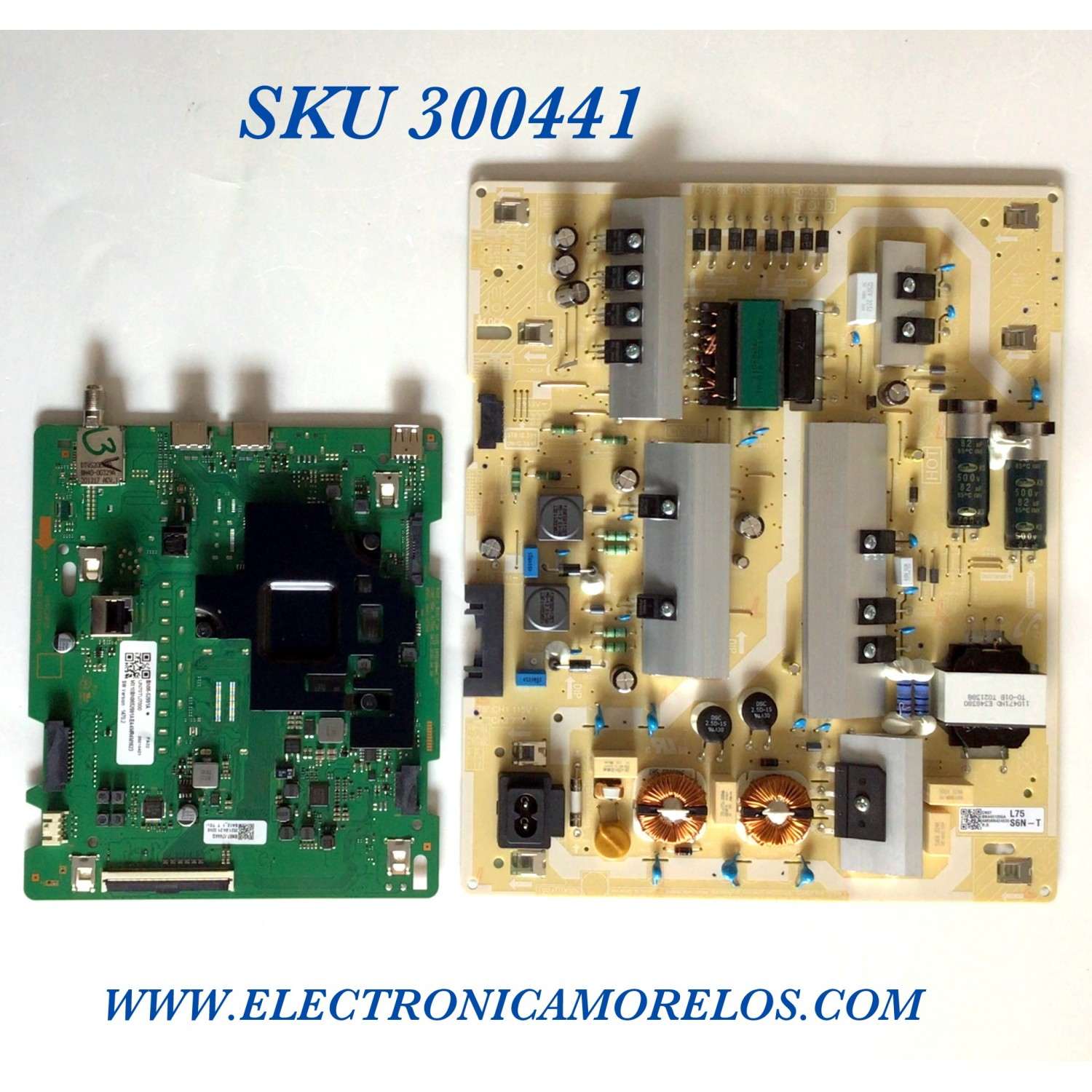 KIT DE TARJETAS PARA TV SAMSUNG / MAIN BN94-16107Y / BN41-02756C / BN97-17444Q / BN9416107Y / BN96-52991A / FUENTE BN4401056A / L75S6N_THS / BN44-01056A / PANEL CY-BT070HGSV1H / DISPLAY JE695R3HD7K / BN96-51823A / MODELO UN70TU7000 / UN70TU7000WXZA UA02